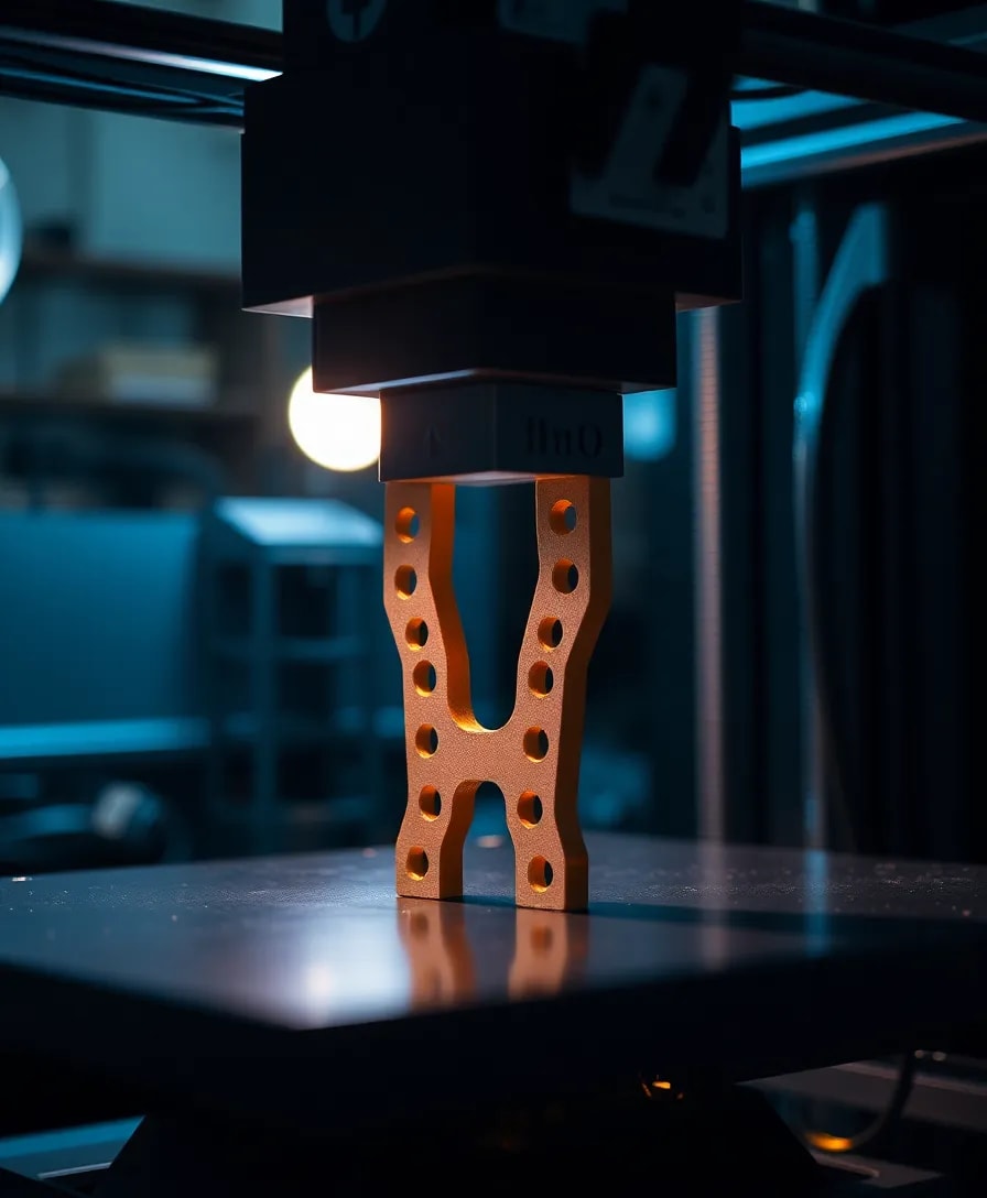 로봇 브라켓 제작을 위한 정밀 3D 프린팅 기술