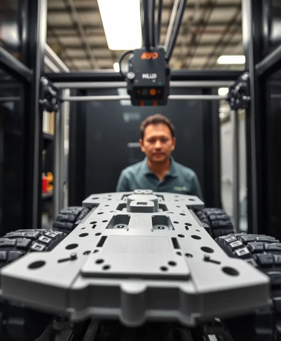 로봇 섀시 개발을 위한 한양의 삼차원 출력 사례